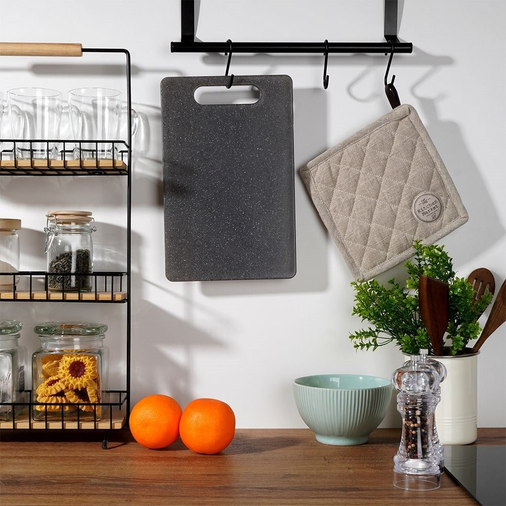 Cutting board with handle - Granite imitation