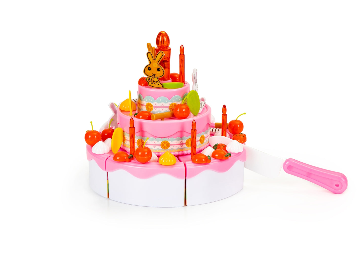 Cutting cake set, birthday party, 125 pieces