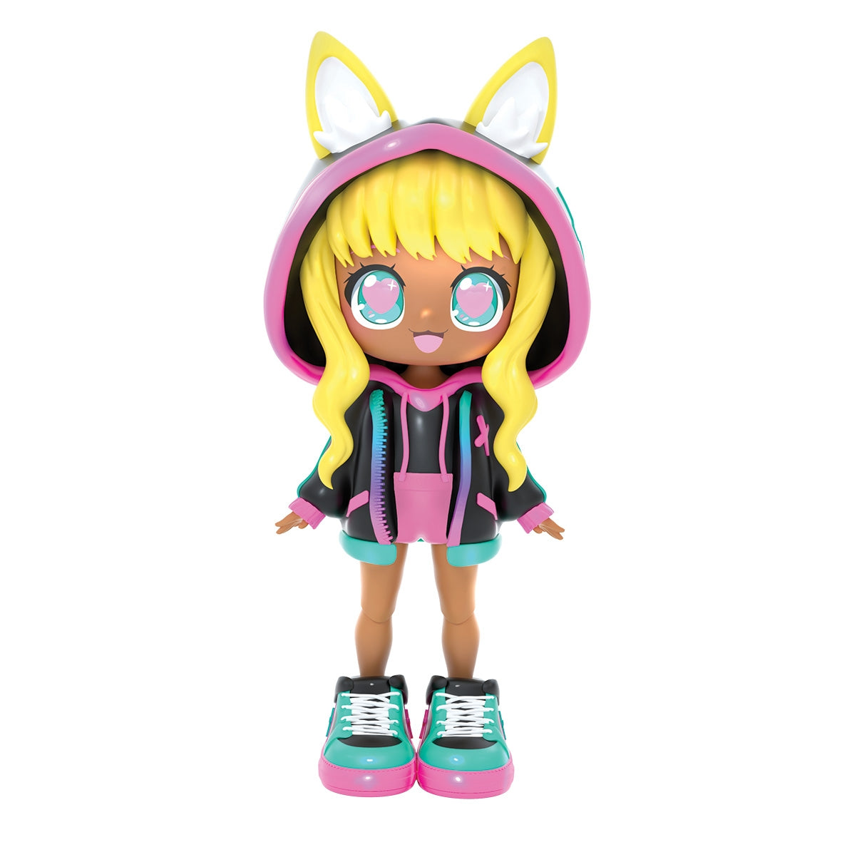 Cybepunk Anime Doll Set, 14 cm, 32 Style Options