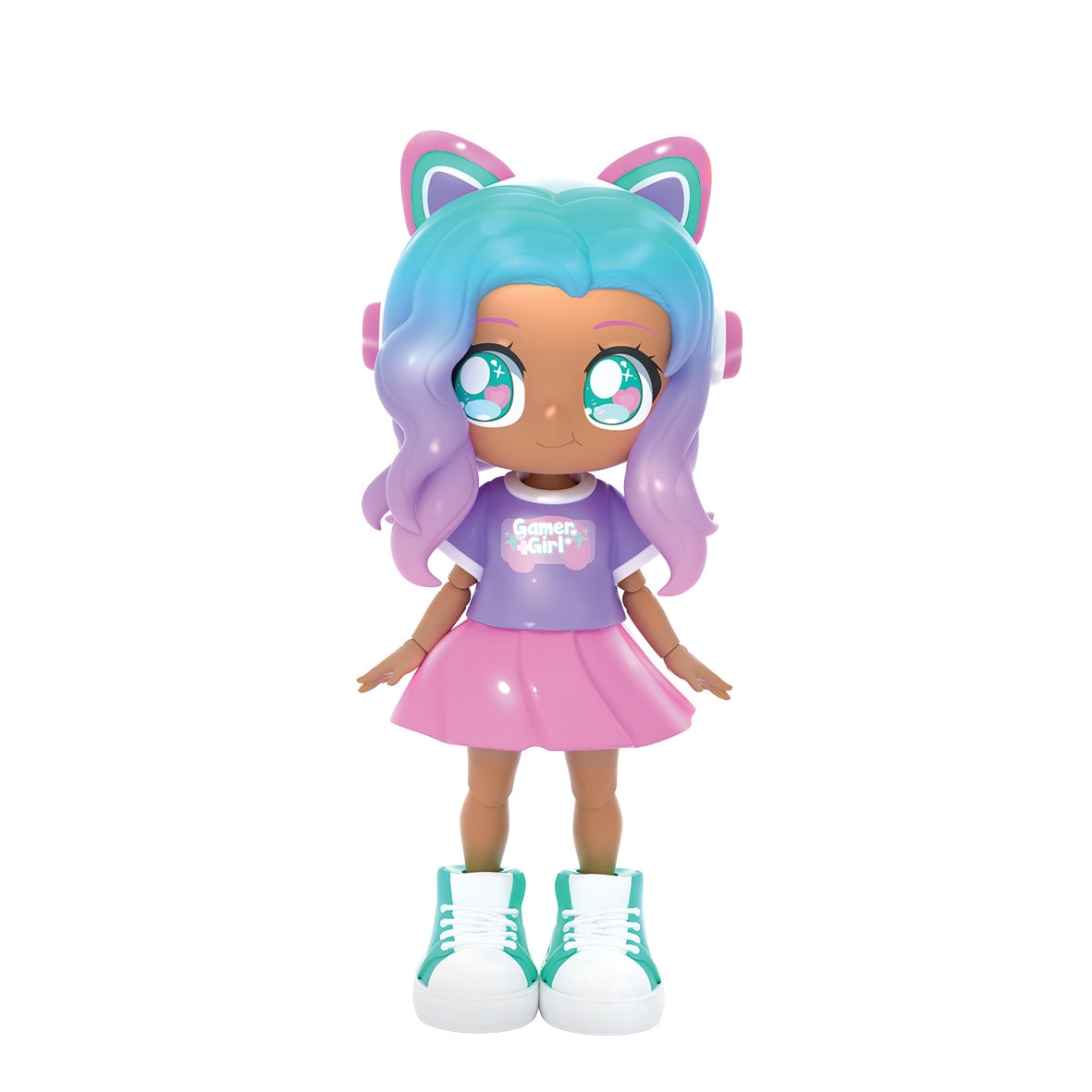 Cybepunk Anime Doll Set, 14 cm, 32 Style Options