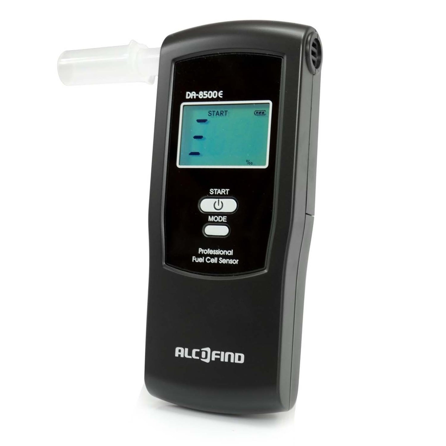 DA 8500E electrochemical breathalyzer + mouthpieces