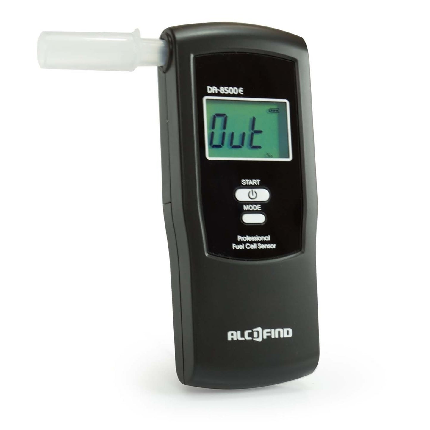 DA 8500E electrochemical breathalyzer + mouthpieces