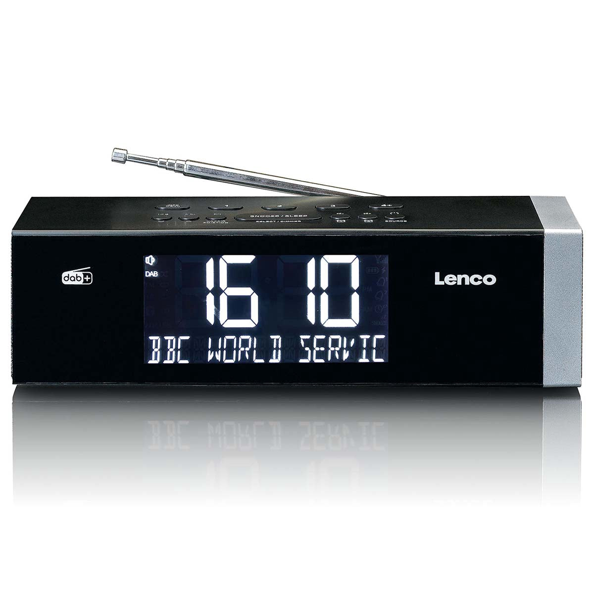 DAB+ FM Bluetooth Clock Radio with USB Charging