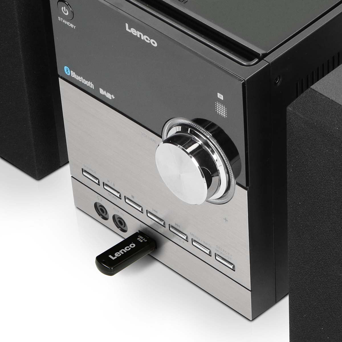 DAB+/FM/CD/Bluetooth/USB Stereo System – Black