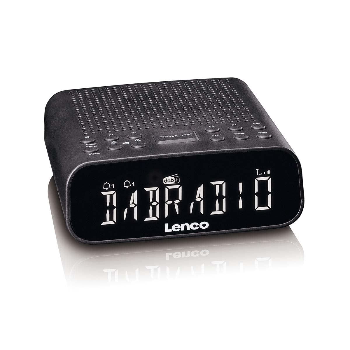 DAB+/FM Clock Radio with Bluetooth and Dimmable LCD Display