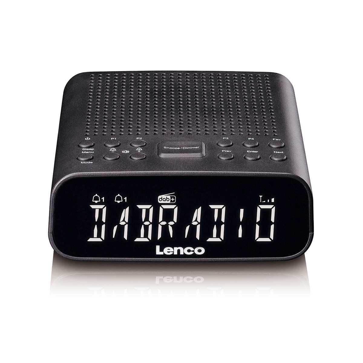 DAB+/FM Clock Radio with Bluetooth and Dimmable LCD Display