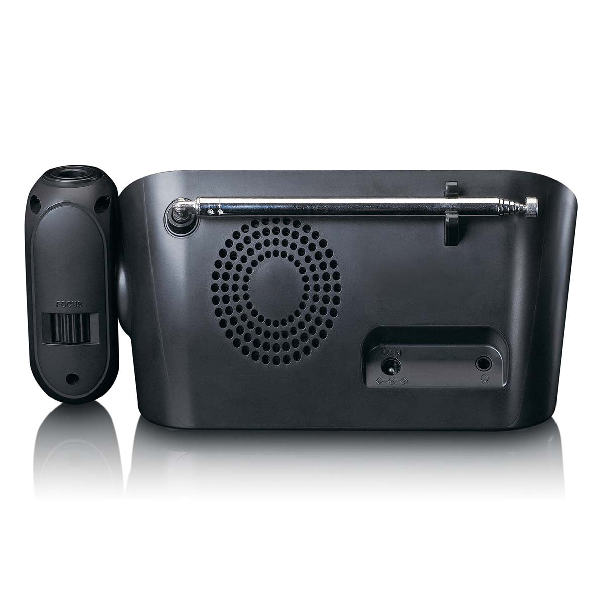 DAB+/FM Clock Radio with Time Projection & Dual Alarm