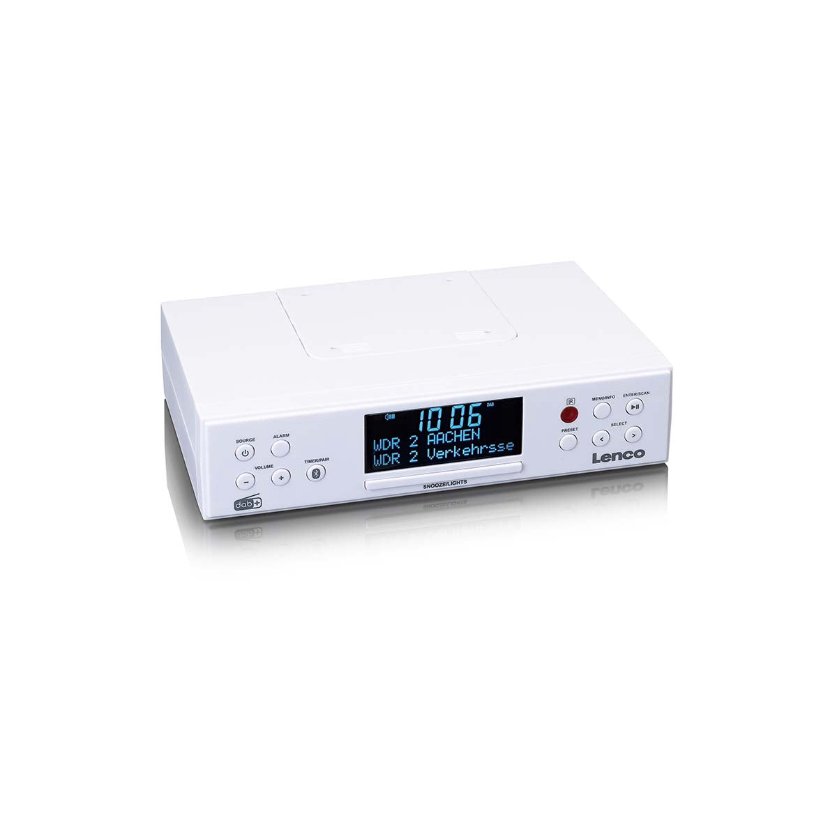 DAB+ FM Kitchen Radio with Bluetooth, LED Display, Timer