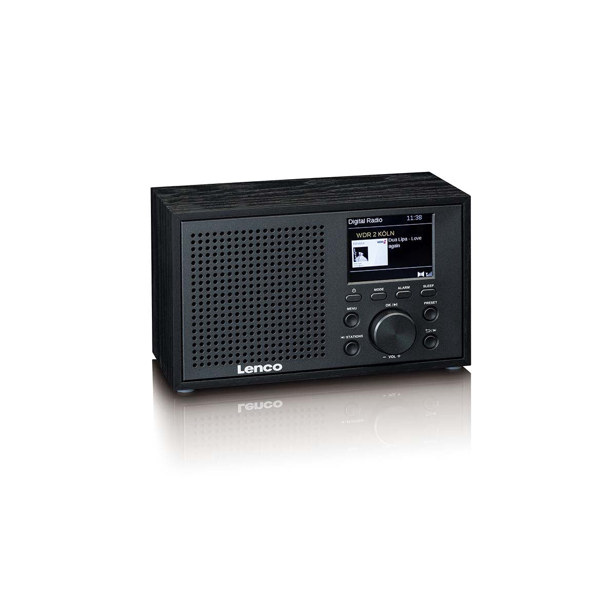 DAB+ FM Radio with Bluetooth, Dual Alarm, Black