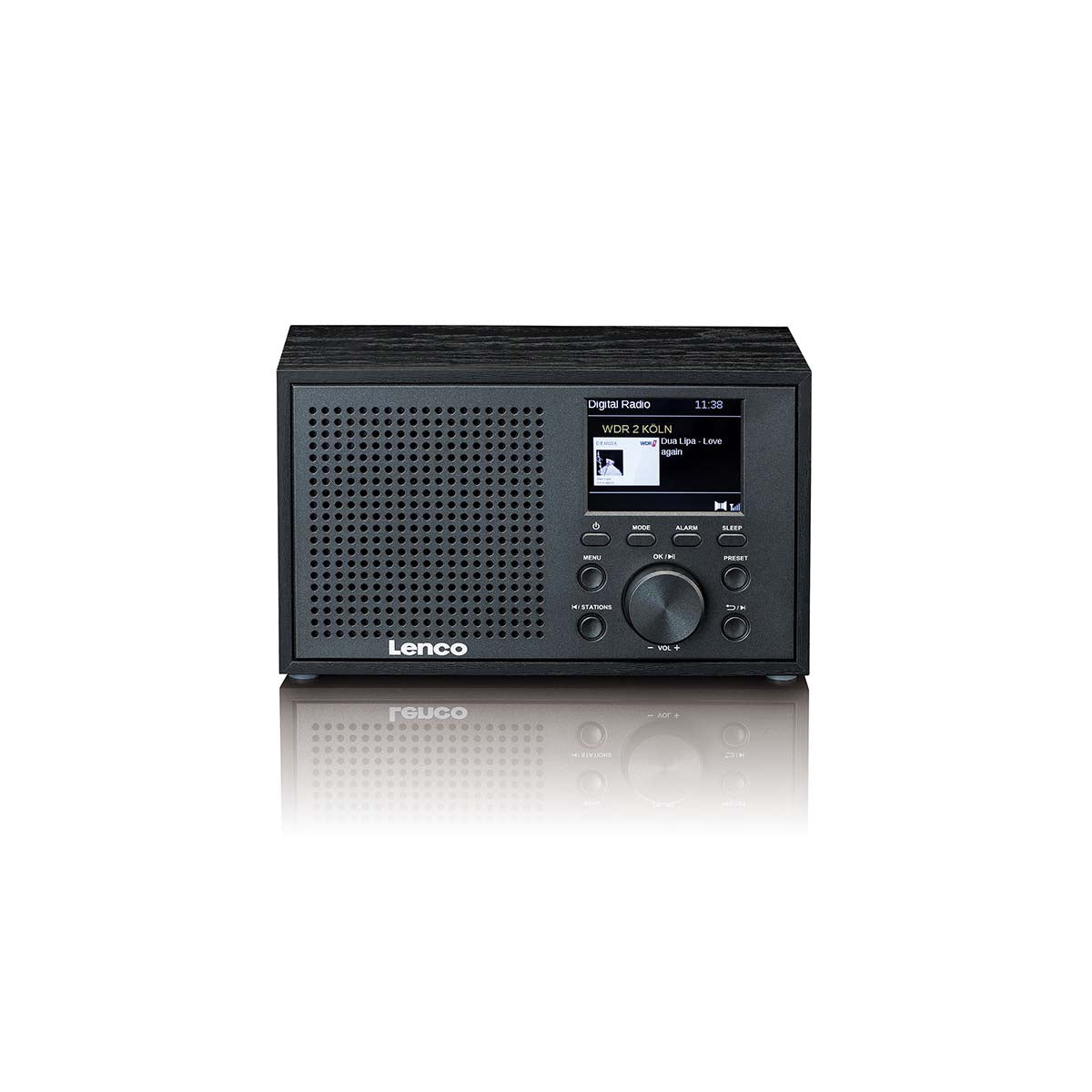 DAB+ FM Radio with Bluetooth, Dual Alarm, Black