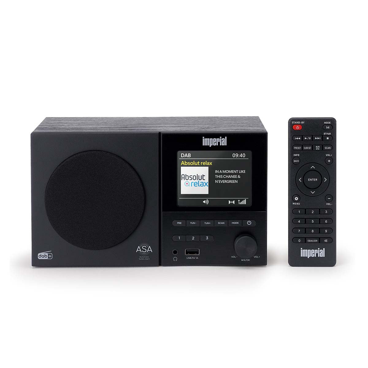 DAB+/FM Radio with Bluetooth, USB, Alarm Clock