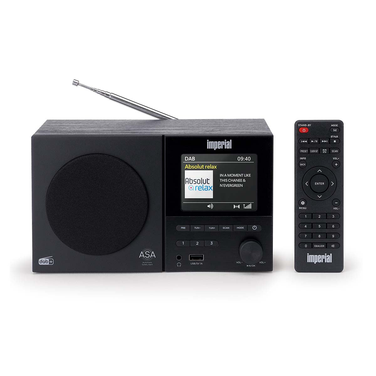 DAB+/FM Radio with Bluetooth, USB, Alarm Clock