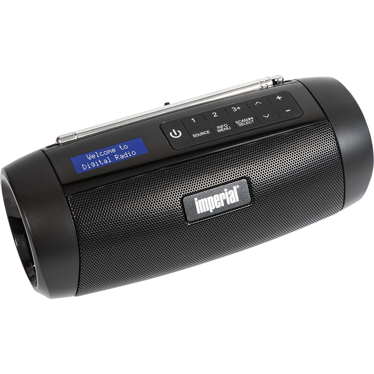 DABMAN GO DAB+ / FM Compact Radio Black