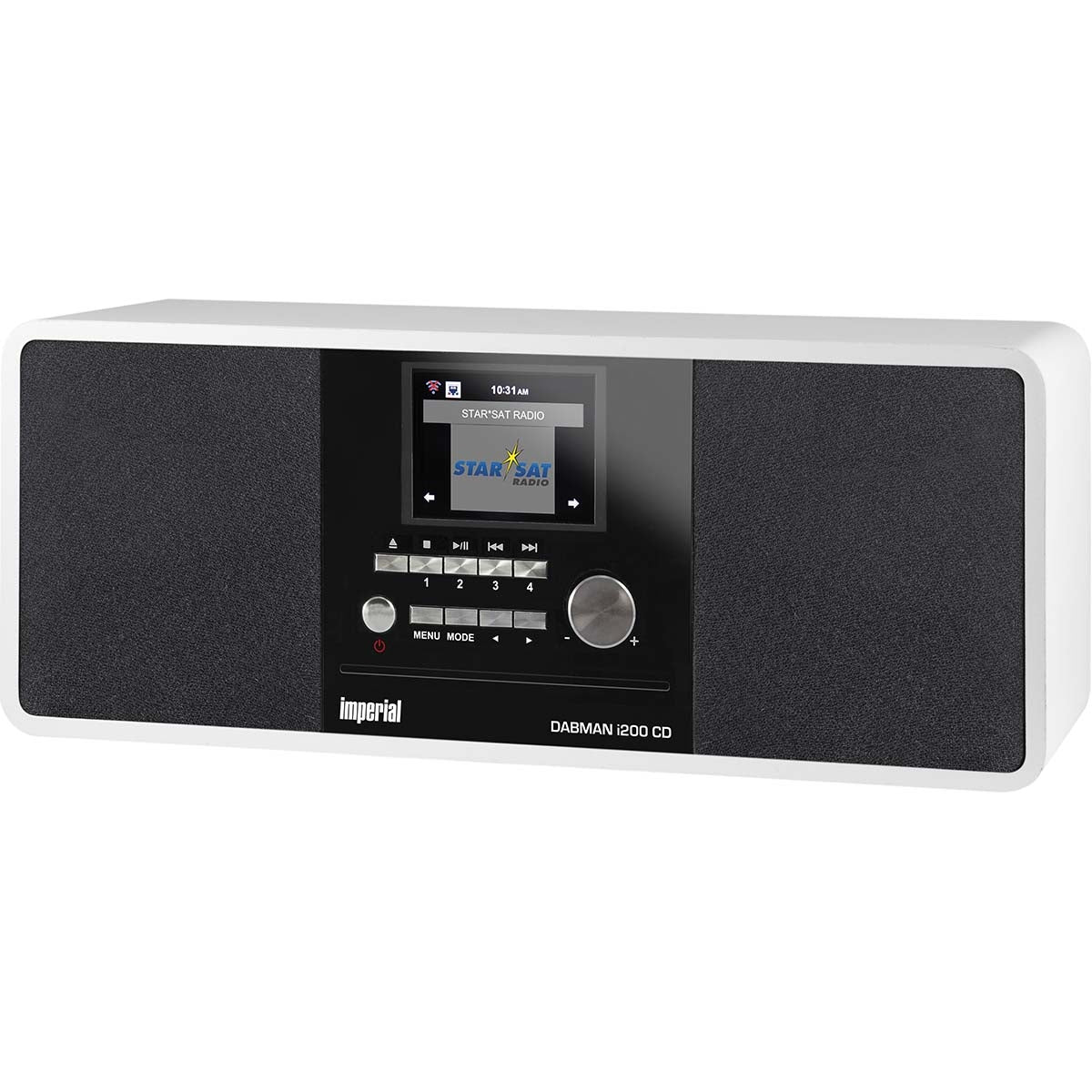 DABMAN i200 CD Multifunctional Radio DAB+ / FM / Internet / Bluetooth White