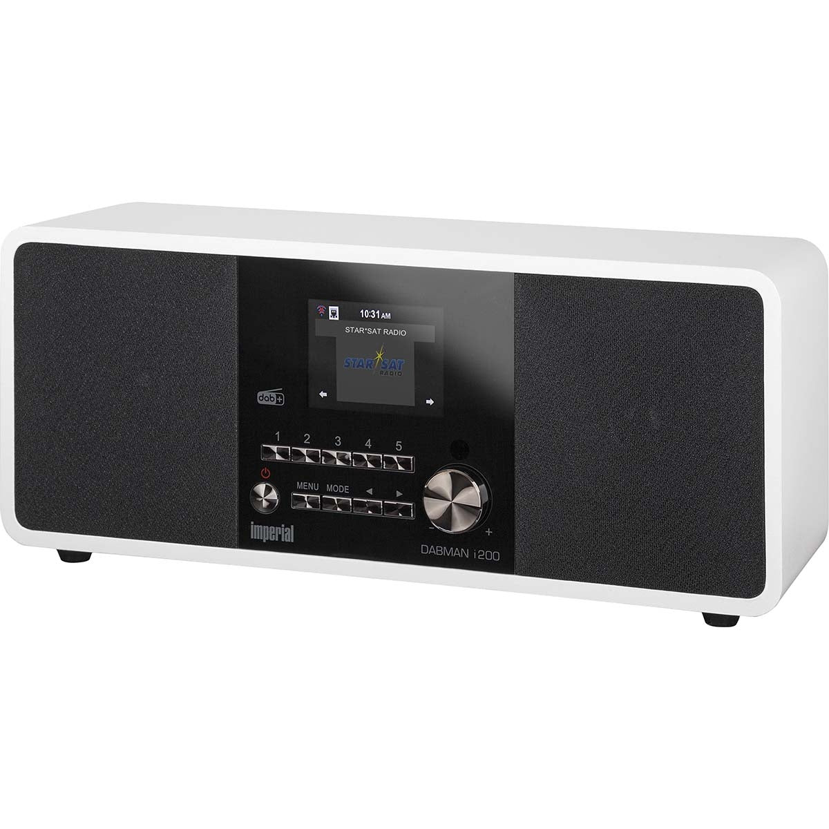 DABMAN i200 Multifunctional Stereo Radio DAB+ / FM / Internet White
