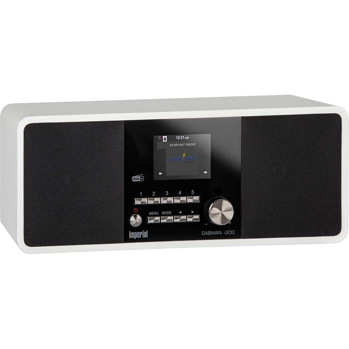 DABMAN i200 Multifunctional Stereo Radio DAB+ / FM / Internet White