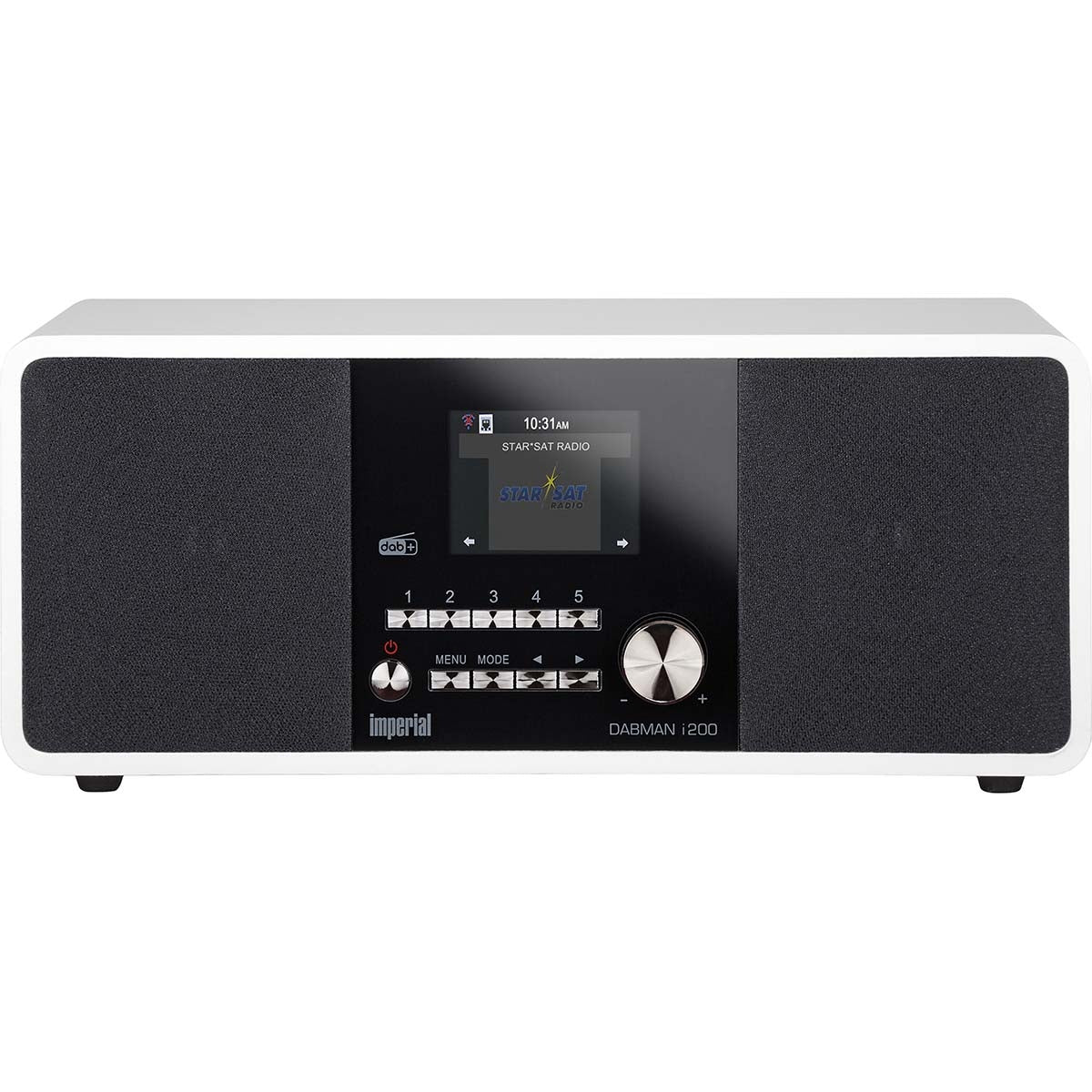 DABMAN i200 Multifunctional Stereo Radio DAB+ / FM / Internet White
