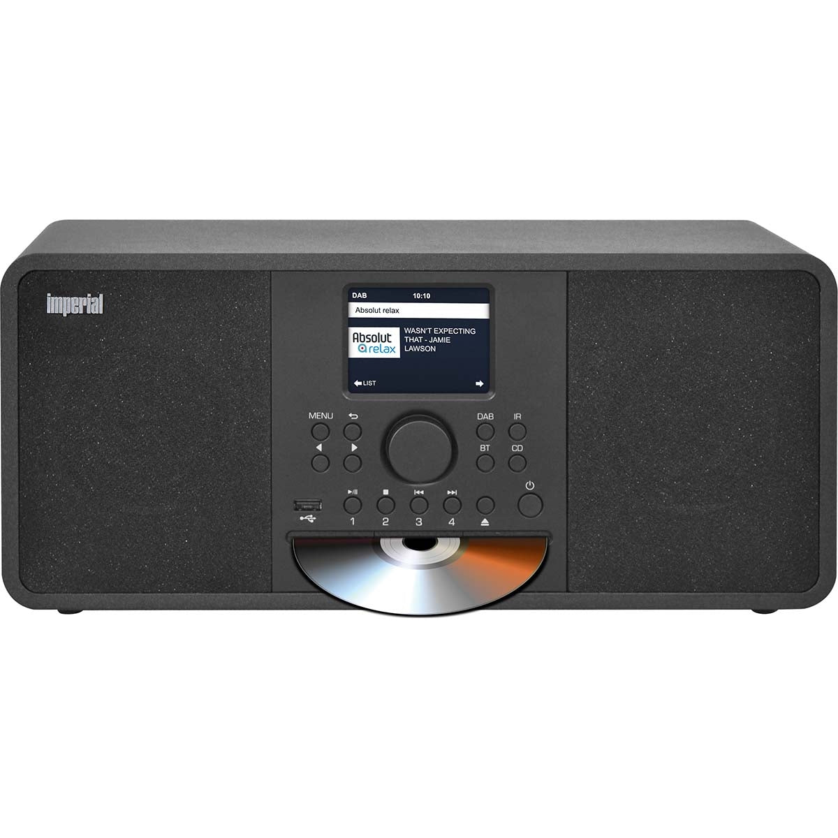 DABMAN i205 CD Hybrid Stereo Radio DAB+ / FM / Internet / Bluetooth Black