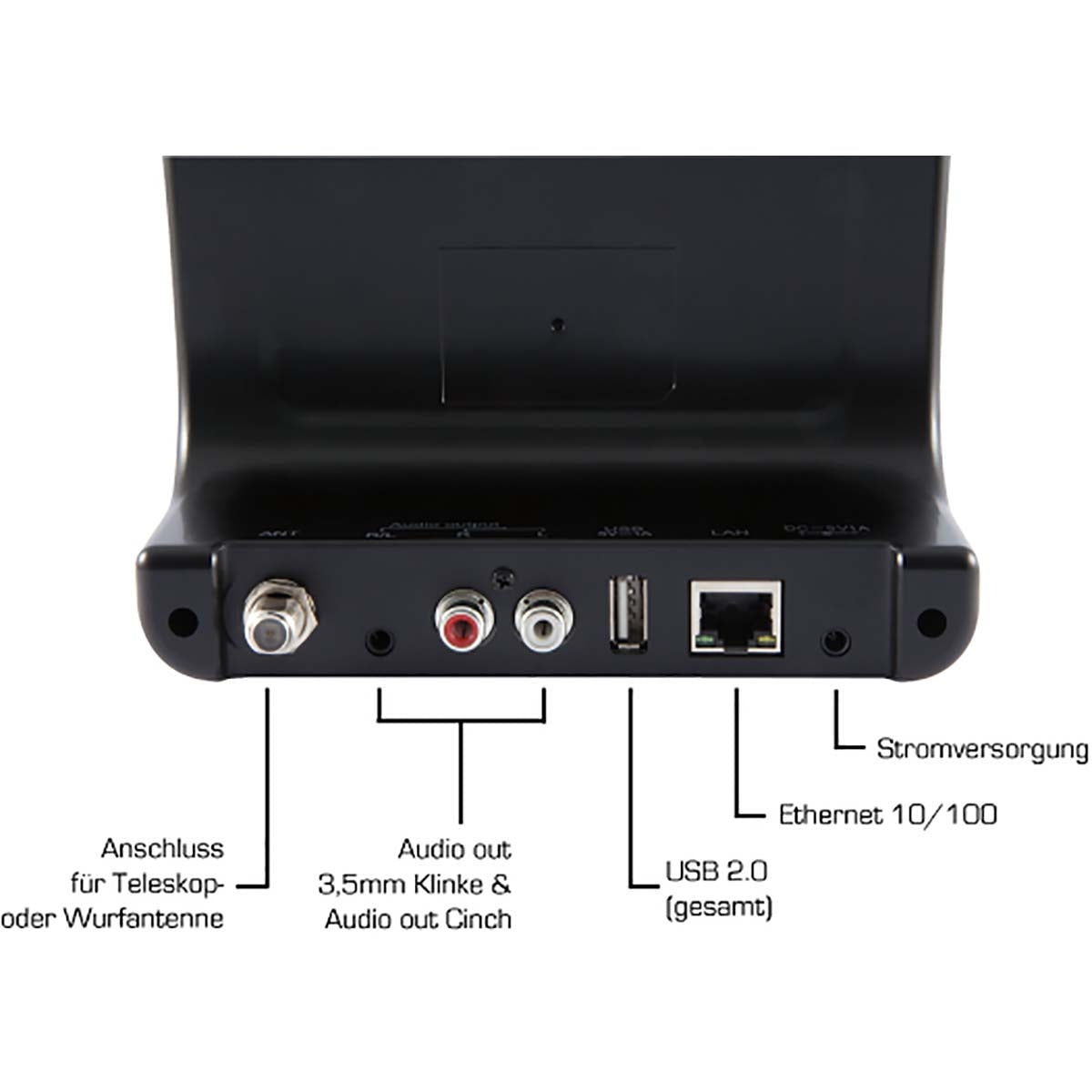 DABMAN i400 Compact Hybrid Radio DAB+ / FM / Internet / Bluetooth Silver