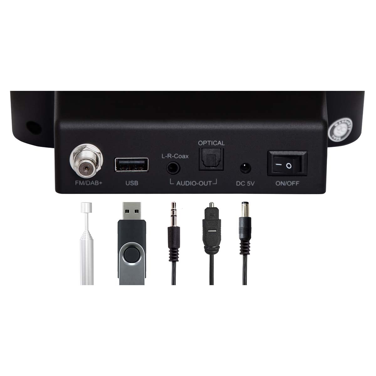 DABMAN i410 BT Compact Hybrid Radio DAB+ / FM / Internet / Bluetooth Black