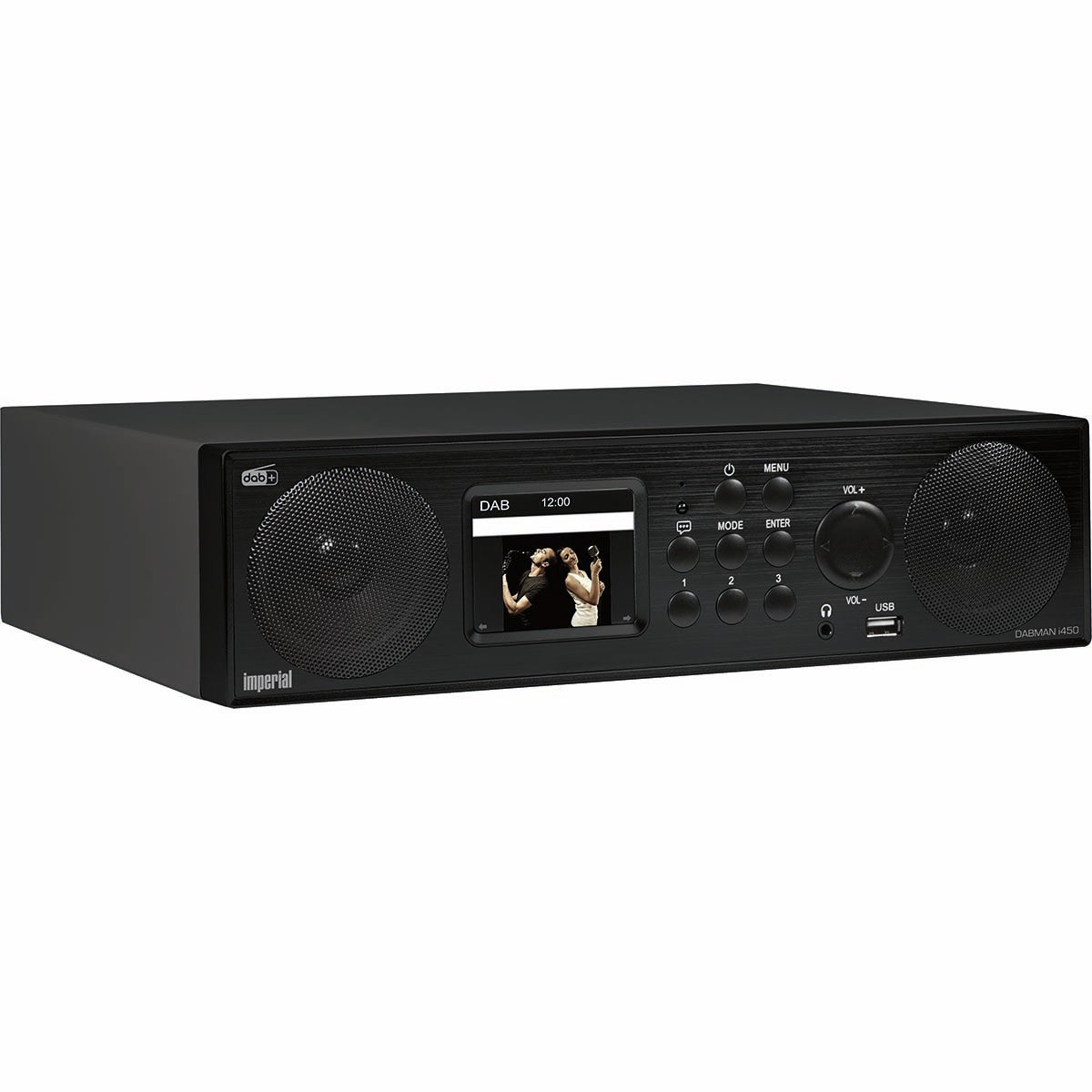 DABMAN i450 Hybrid Stereo Radio DAB+ / FM / Internet /Bluetooth Black