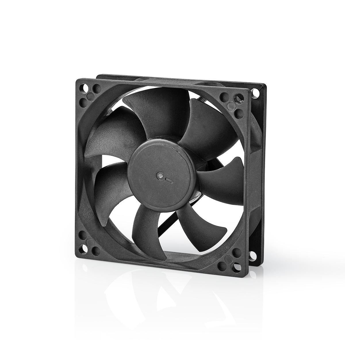 DC fan | DC | Fan Size: 80mm | 3-Pin | 35.6 dBA | Black