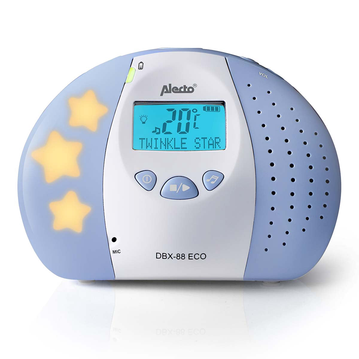 DECT Baby Monitor with Display, Eco Mode, Night Light