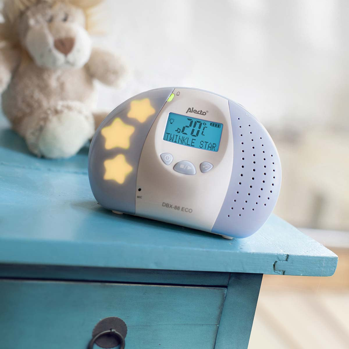 DECT Baby Monitor with Display, Eco Mode, Night Light