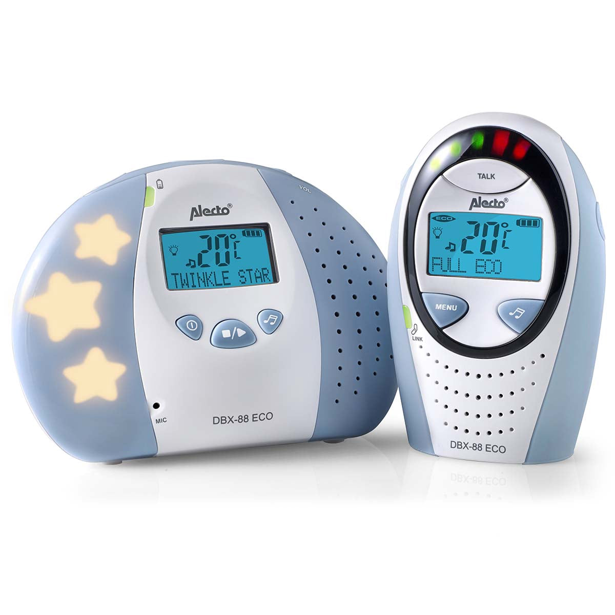 DECT Baby Monitor with Display, Eco Mode, Night Light