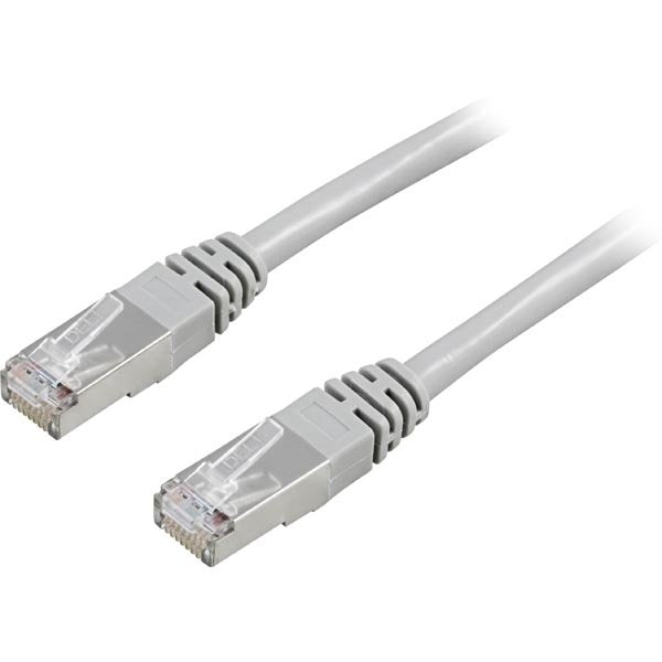 DELTACO Cat5e Network cable, 5m, grey