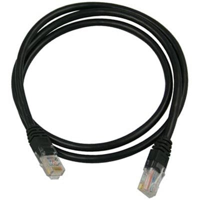 DELTACO Cat5e network cable, 10m - black