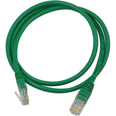 DELTACO Cat5e network cable, 1m, green