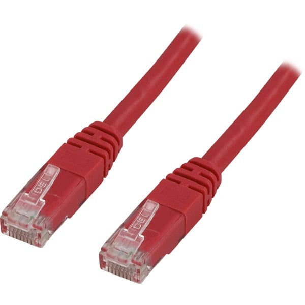DELTACO Cat6 network cable, 0.75m, red