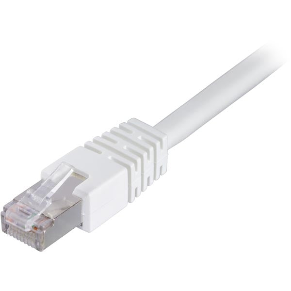 DELTACO Cat6 network cable, 0.7m, white