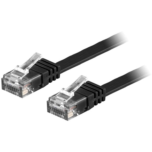 DELTACO Cat6 network cable, 1m, black