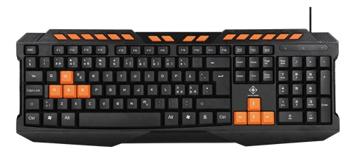 DELTACO GAMING keyboard, anti-ghosting, Nordic