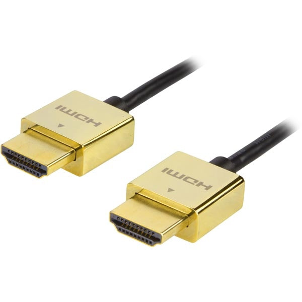 DELTACO PRIME ultra-thin HDMI cable, 2m, black