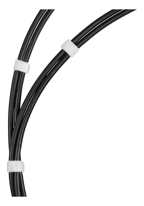 DELTACO Velcro strap, 5m - White