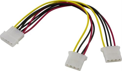 DELTACO Y cable internal for 2 pcs 5.25"