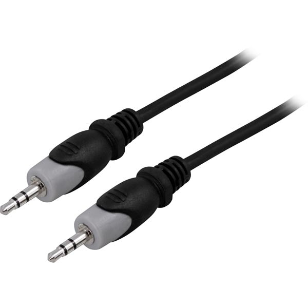 DELTACO audio cable, 3.5mm ha - ha, 0.5m