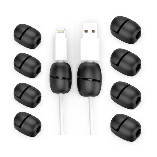 DESIRE2 Cable Clip Nuggets Tidy x10 - Black