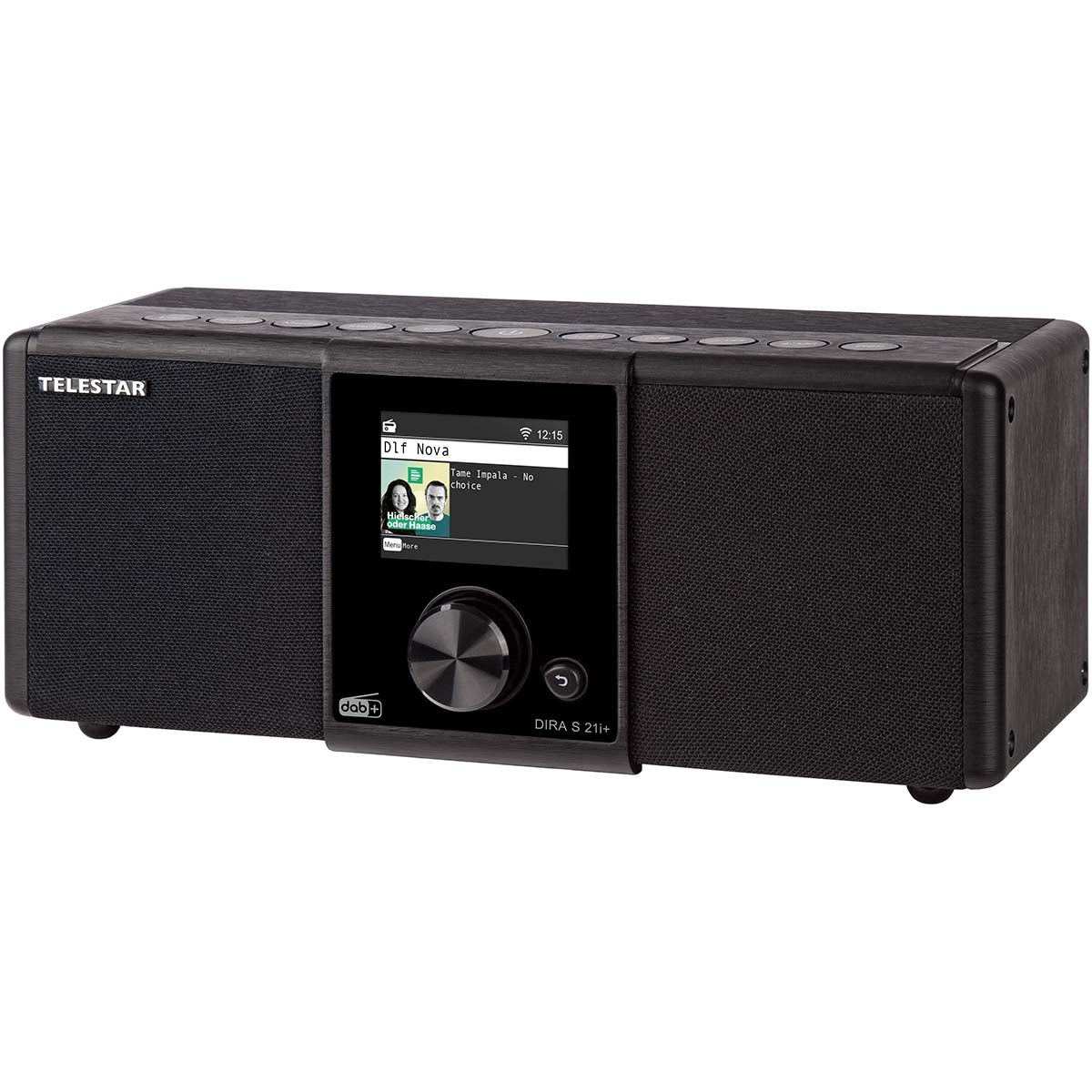 DIRA S21i+ EWF Multifunctional Stereo Radio DAB+ / FM / Internet / Bluetooth Black