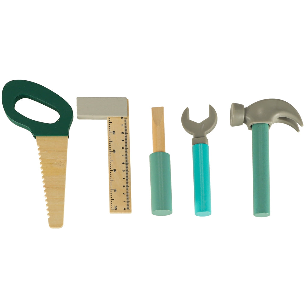DIY Wooden Workshop Set with Tools and Sounds, 86cm