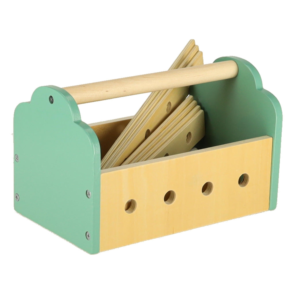DIY Wooden Workshop Set with Tools and Sounds, 86cm