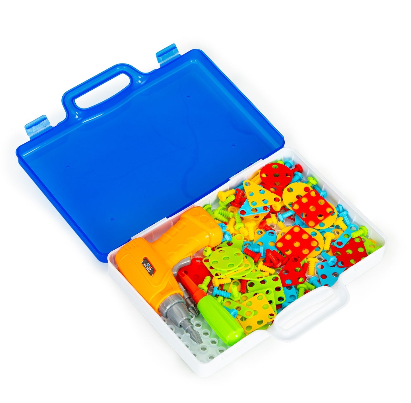 DIY set with a screwdriver, 151 pieces, suitcase