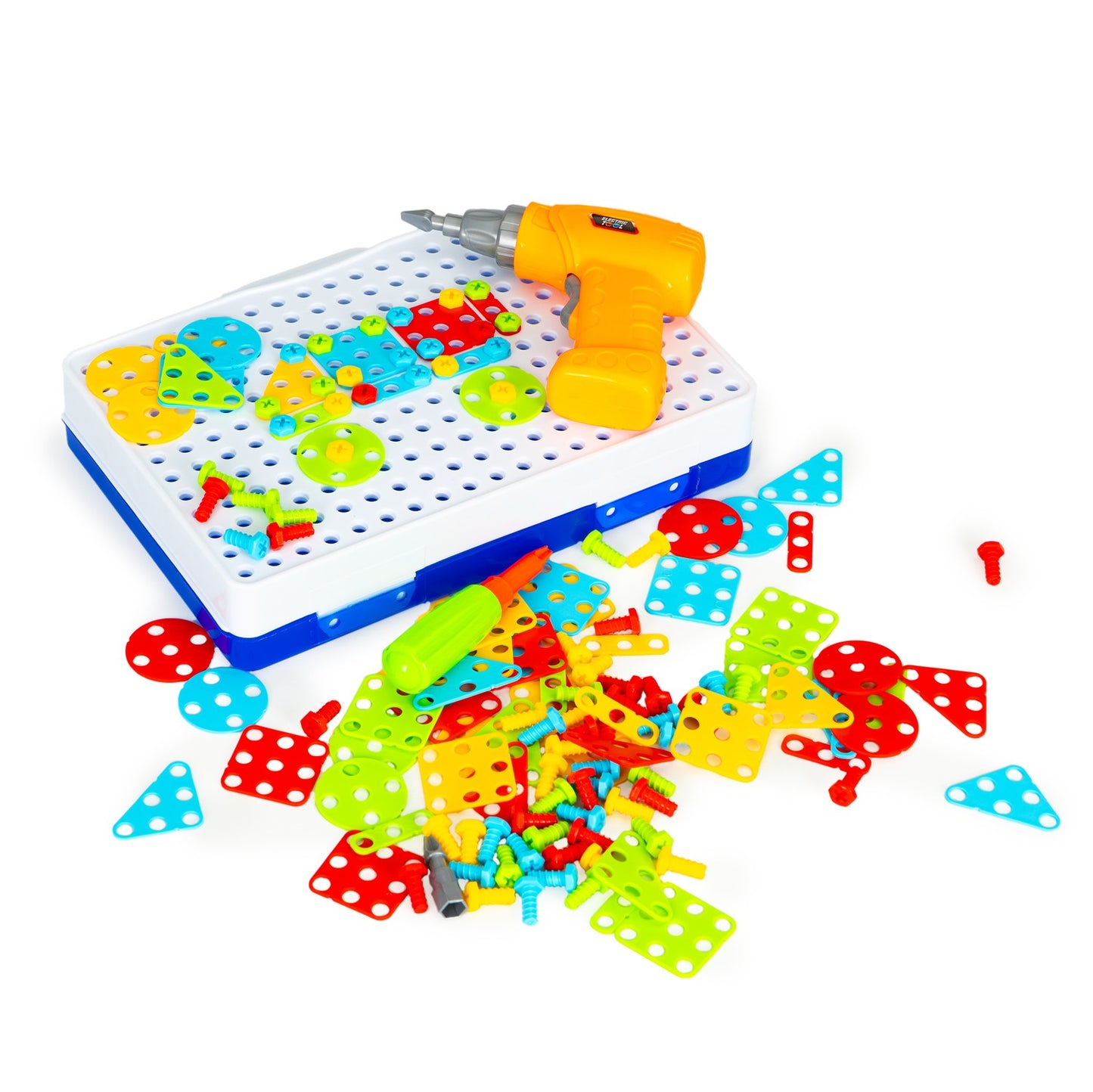 DIY set with a screwdriver, 151 pieces, suitcase