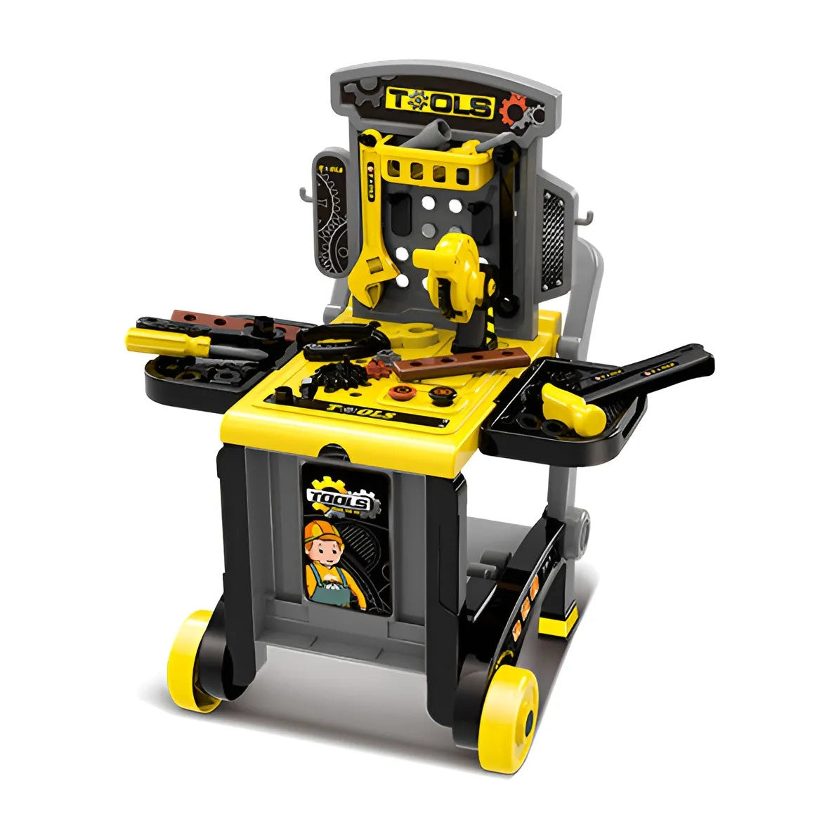 DIY workshop for children 3in1 with tools, foldable