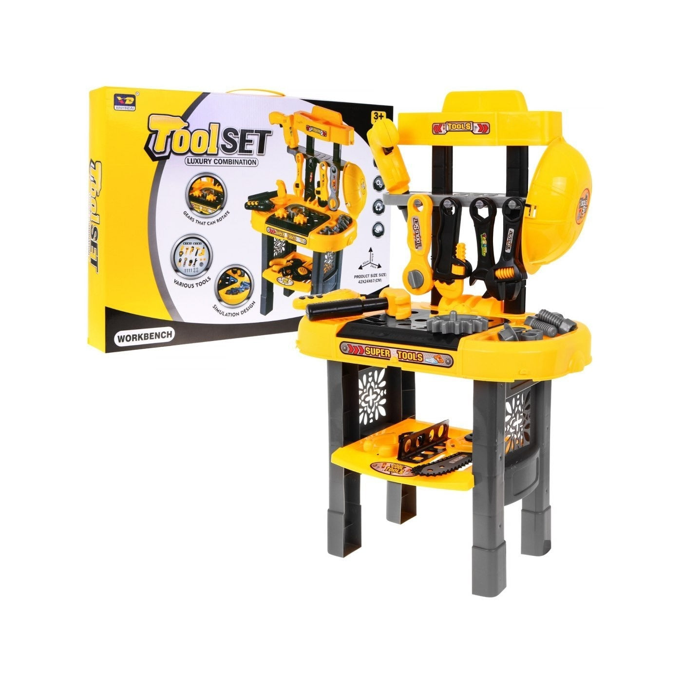 DIY workshop for children with tools 23 elements
