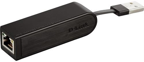 D-Link Network Adapter USB 2.0 to 10/100Mbps - Black