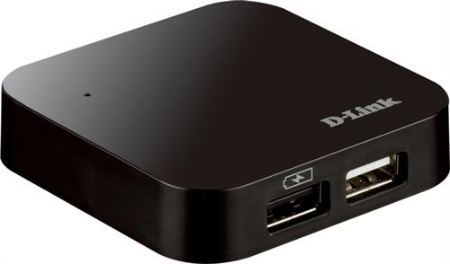 D-Link USB 2.0 Hub 4 ports - Black